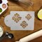 Damask Icon Cake &#x26; Cookie Stencil Set | C476 by Designer Stencils | Cake Decorating Tools | Baking Stencils for Royal Icing, Airbrush, Dusting Powder | Reusable Plastic Food Grade Stencil for Cakes &#x26; Cookies | Easy to Use &#x26; Clean
